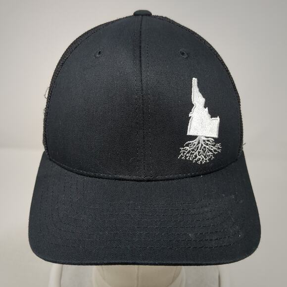 Idaho Tree WYR Clothing Fitted Trucker Hat Black One Size Embroidered Flexfit - Picture 2 of 8